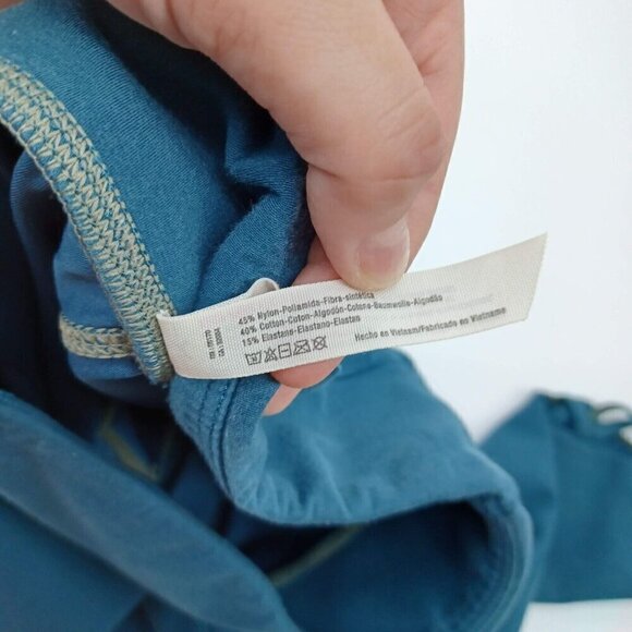 Free People Movement Cutout Ankle Legging Blue Green Women's Size XXS Athleisure - Picture 7 of 12